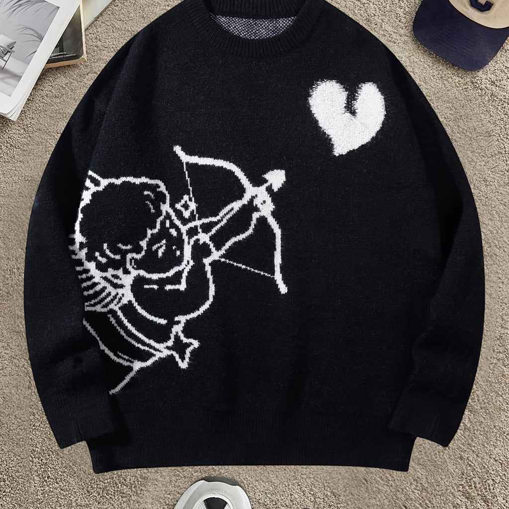 Cupid-Angel knitted sweater.
